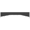vidaXL Paravent 9 panneaux Tissu 1200 x 160 cm Anthracite