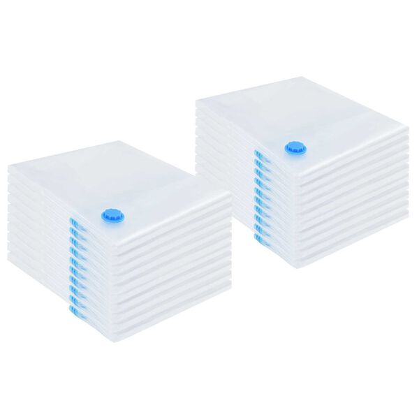 vidaXL Sacs de rangement sous vide avec stockage 20 pcs 130 x 100 cm