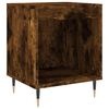vidaXL Table de chevet ch&ecirc;ne fum&eacute; 40x35x50 cm bois d&rsquo;ing&eacute;nierie