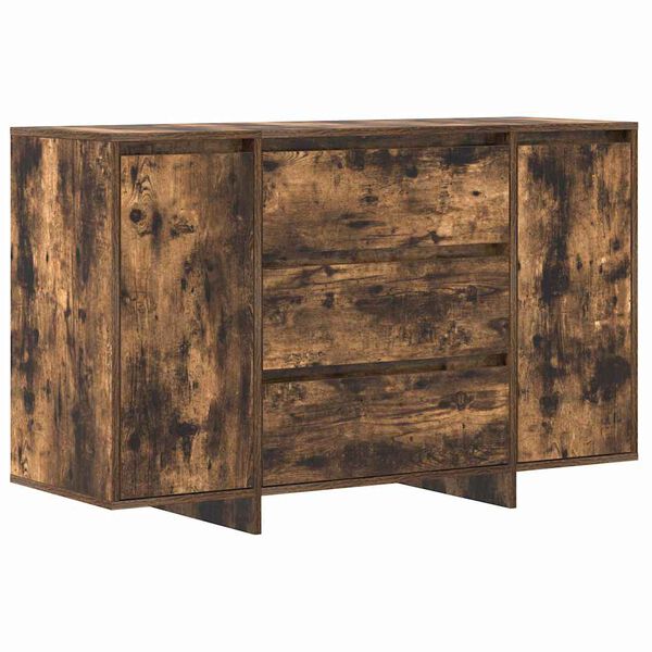 vidaXL Buffet Chêne fumé 120 x 41 x 75 cm Bois d'ingénierie