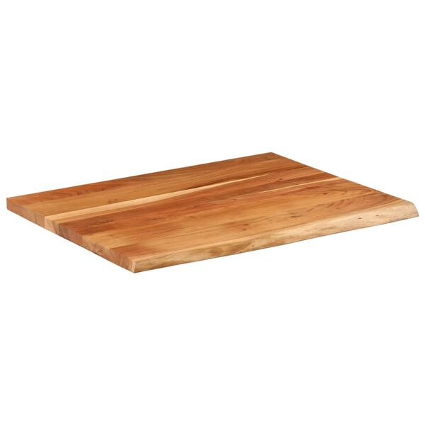 vidaXL Dessus de table 100x80x3,8 cm rectangulaire bois massif acacia