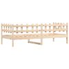 vidaXL Lit de jour sans matelas 80x200 cm bois de pin massif