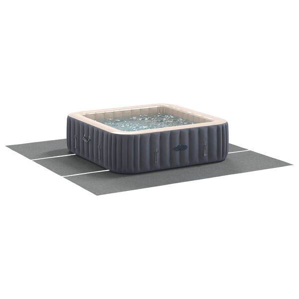 vidaXL Tapis de piscine Gris clair 396 x 396 x 0,1 cm Tissu non tiss&eacute;