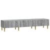 vidaXL Meuble TV 147 x 34,5 x 30 cm Sonoma gris Bois d'ing&eacute;nierie
