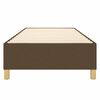 vidaXL Cadre de lit marron fonc&eacute; 80x200 cm tissu