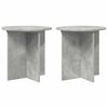 vidaXL Support de Plante 2 pc Gris b&eacute;ton 40 x 40 x 40 cm