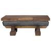 vidaXL Table basse Naturel 90 x 50 x 35 cm bois