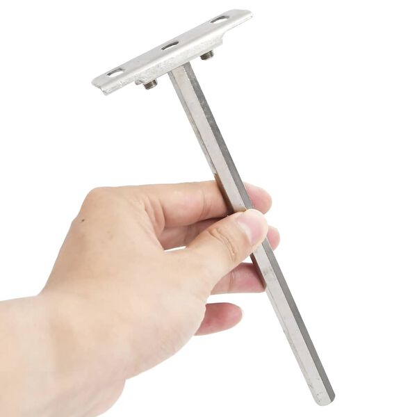 vidaXL Supports d'&eacute;tag&egrave;res flottantes 12pcs invisible acier au carbone