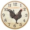 325184 vidaXL Wall Clock with Chicken Design Multicolour 60 cm MDF