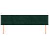 vidaXL Têtes de lit 2 pcs Vert foncé 100x5x78/88 cm Velours