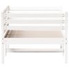 vidaXL Lit de jour sans matelas blanc 80x200 cm bois de pin massif