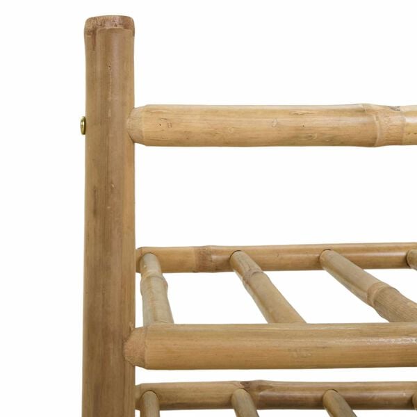 vidaXL &Eacute;tag&egrave;re &agrave; vin Naturel 57 x 29,5 x 36 cm Bambou
