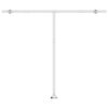 vidaXL Auvent manuel rétractable sur pied 300x250 cm Jaune/Blanc