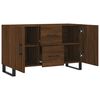vidaXL Buffet chêne marron 100x36x60 cm bois d'ingénierie