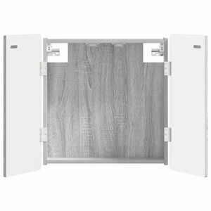 vidaXL Cabinet pour cible ZWOLLE Sonoma gris 52,5 x 10,5 x 57,5 cm