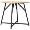 vidaXL Ensemble de tables d'appoint 2 pcs Ch&ecirc;ne Sonoma et noir