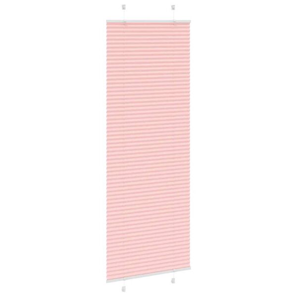 vidaXL Store plissé rose 75x200 cm largeur du tissu 74,4 cm polyester