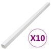 vidaXL Goulotte de c&acirc;ble 60x40 mm 10 m PVC