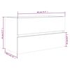 vidaXL Armoire de lavabo Chêne fumé 80x38,5x45 cm Bois d'ingénierie