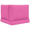 vidaXL Coussin de canap&eacute; d'ext&eacute;rieur 3 pcs Rose Polyester