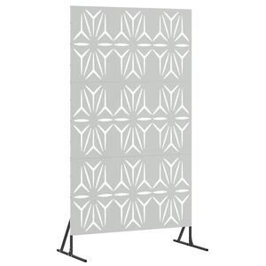 vidaXL &Eacute;cran de confidentialit&eacute; 100 x 50 x 180 cm Acier galvanis&eacute;