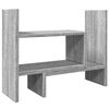 vidaXL Organisateur de bureau sonoma gris 38,5x17x39 cm