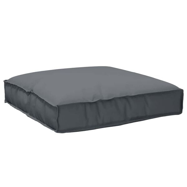 vidaXL Coussin Anthracite 80 x 80 x 12 cm Tissu Oxford