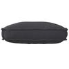 vidaXL Coussin Noir 70 x 40 x 12 cm Tissu Oxford
