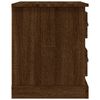 vidaXL Tables de chevet 2pcs ch&ecirc;ne marron 39x39x47,5cm bois ing&eacute;nierie