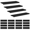 vidaXL Marches d'escalier 20 pi&egrave;ces 90 x 25 x 2 cm Noir