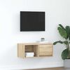 vidaXL Meuble TV ch&ecirc;ne sonoma 60x31x25,5 cm bois d'ing&eacute;nierie