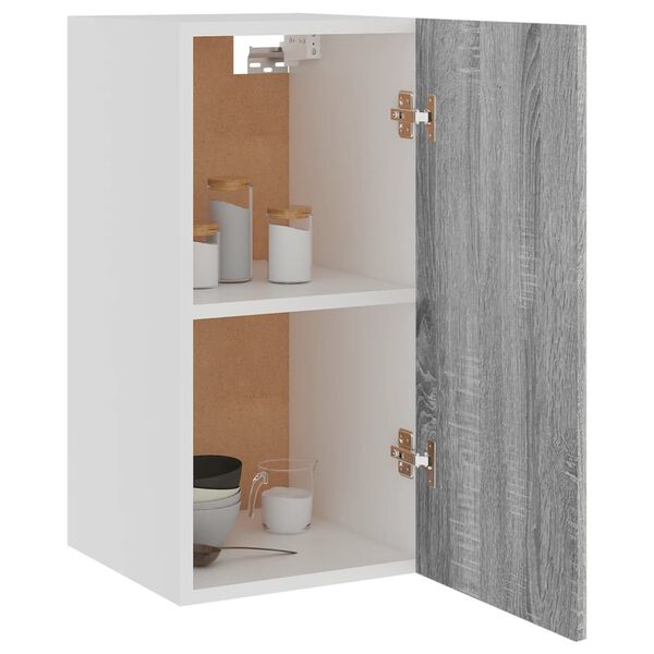vidaXL Armoire suspendue "Lyon" Gris Sonoma 29,5 x 31 x 60 cm Bois d'ingénierie