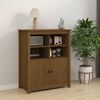 vidaXL Buffet Marron miel 83x41,5x100 cm Bois massif de pin