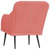 vidaXL Fauteuil Rose 63x76x80 cm Velours