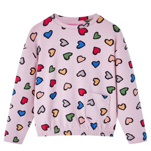 Sweatshirt pour enfants rose 92