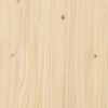 vidaXL Arbre de No&euml;l en bois Naturel 210 cm Bois massif en pin
