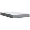 vidaXL Sommier &agrave; lattes de lit avec matelas Gris clair 120x200cm Tissu