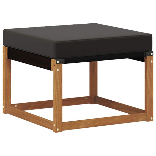 vidaXL Ensemble de canap&eacute;s d'ext&eacute;rieur 6 pcs Naturel et Noir