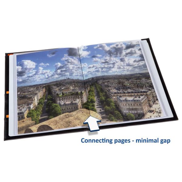 rillstab Dossier de pr&eacute;sentation A4 Ambassador Luxe 30 pochettes Noir