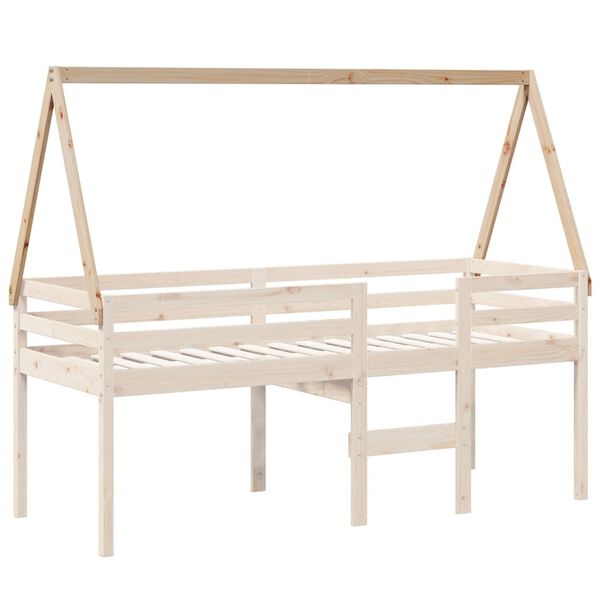 vidaXL Toit de lit pour enfants 199x95,5x88 cm bois de pin massif