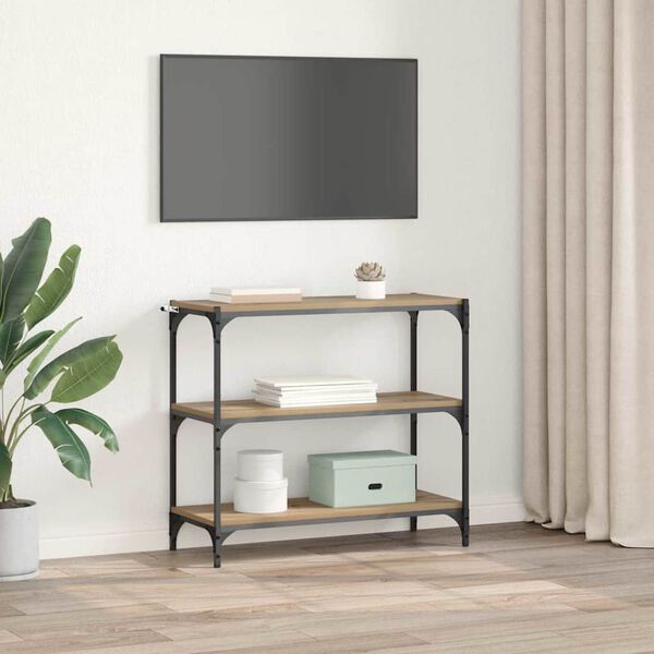 vidaXL Biblioth&egrave;que Ch&ecirc;ne artisanal 80 x 33 x 70,5 cm