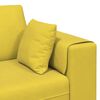 vidaXL Canap&eacute; Jaune 250 x 77 x 76 cm Velours