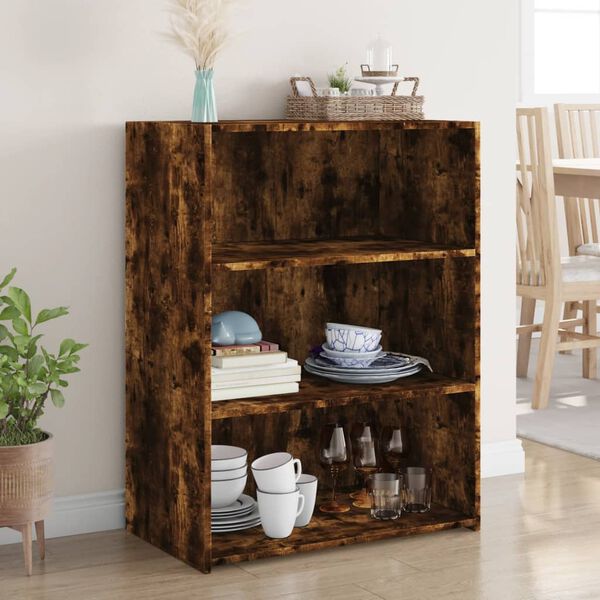 vidaXL Buffet ch&ecirc;ne fum&eacute; 70x41x93 cm bois d'ing&eacute;nierie