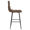 vidaXL Tabouret de bar Marron fonc&eacute; Similicuir