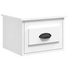 vidaXL Tables de chevet murales 2 pcs blanc 41,5x36x28 cm