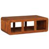 vidaXL Table basse Bois massif avec finition miel 90 x 50 x 30 cm