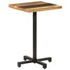 vidaXL Table de bistro Carrée 50x50x75 cm Bois de récupération massif