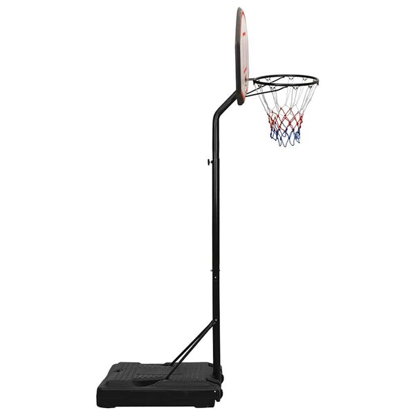 vidaXL Support de basket-ball Noir 237-307 cm Polyéthylène