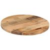 vidaXL Dessus de table Ø 40x1,5 cm rond bois massif de manguier brut
