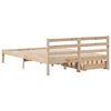 vidaXL Cadre de lit sans matelas 140x190 cm bois de pin massif